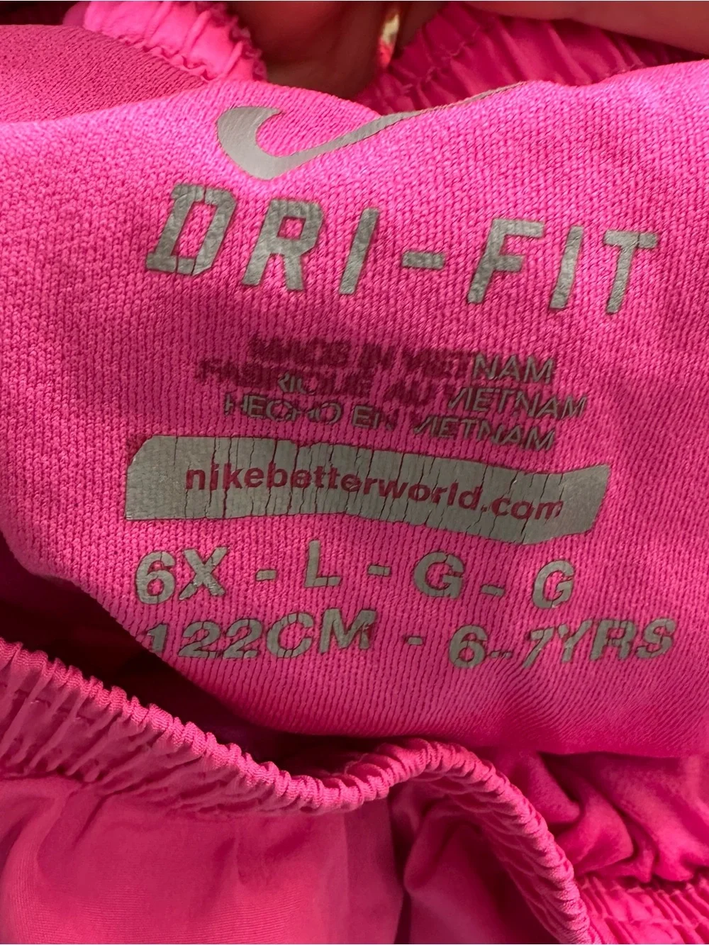 Nike Girl's Running Shorts Bundle Lot, Pink & Teal Mix, Youth Size 6/6X/Small